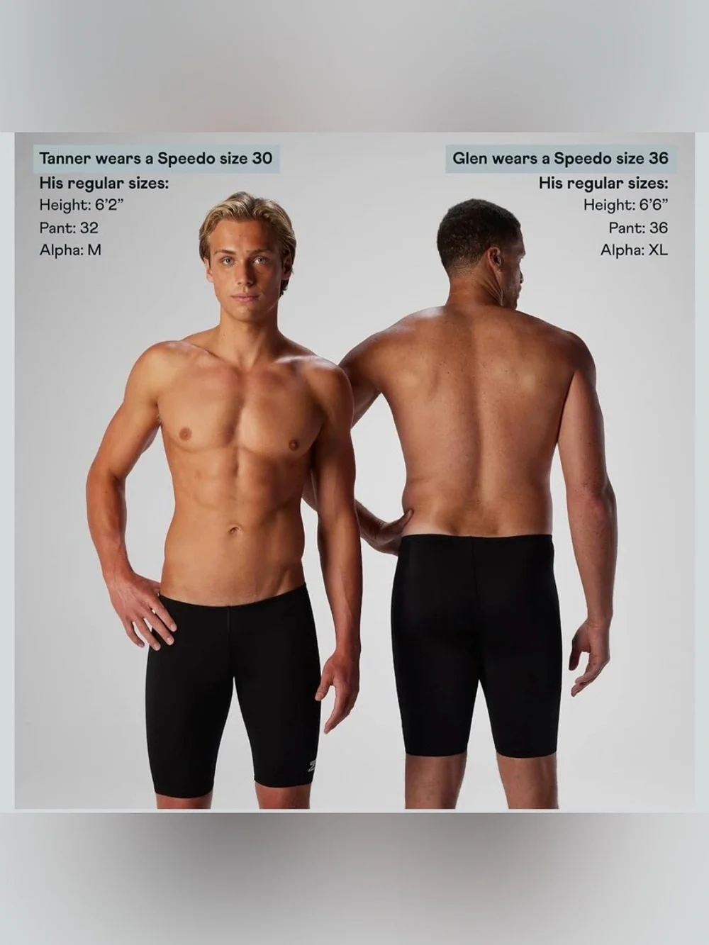 Speedo Men's Swimsuit Jammer Endurance+ Solid USA Adult 2222/bb4-2